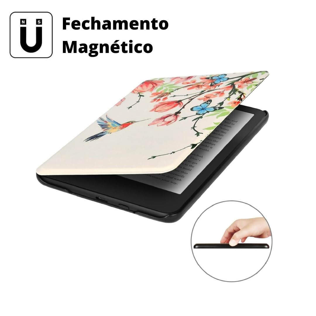 Capa Kindle Paperwhite SA568B/SA569P SIGNATURE 2024 Com Alça +