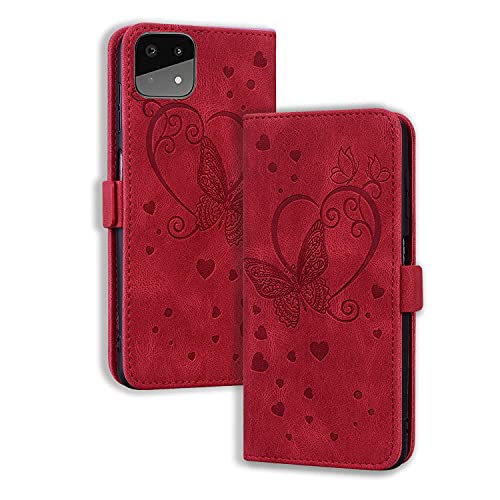 Rosbtib Funda Compatible con Samsung Galaxy A22 5G, PU Cuero Carcasa con Flip Case Cover con...