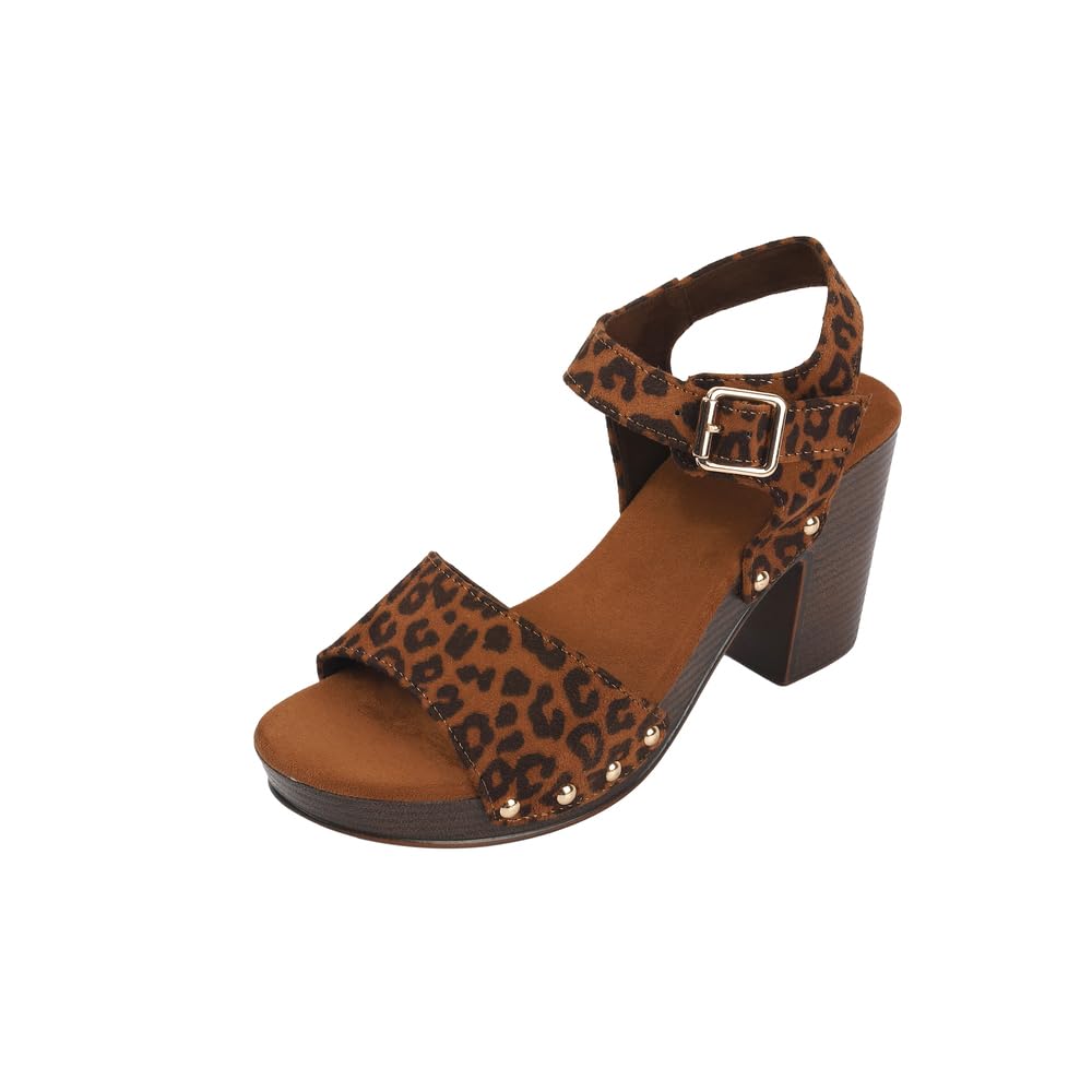 mochi Women's Heeled Sandal with Back Strap-picture-22