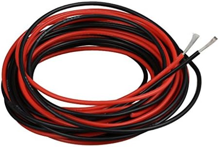 BNTECHGO 20 Gauge Silicone wire 10 ft red and 10 ft black Flexible 20 AWG Stranded Copper Wire