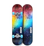 hdfj12142 31 Pulgadas 7 Capas de Madera de Arce monopatín Longboard Tablero de Crucero Completo LED Light up Ruedas de monopatín monopatín Barato con Herramienta de monopatín Todo en uno-C