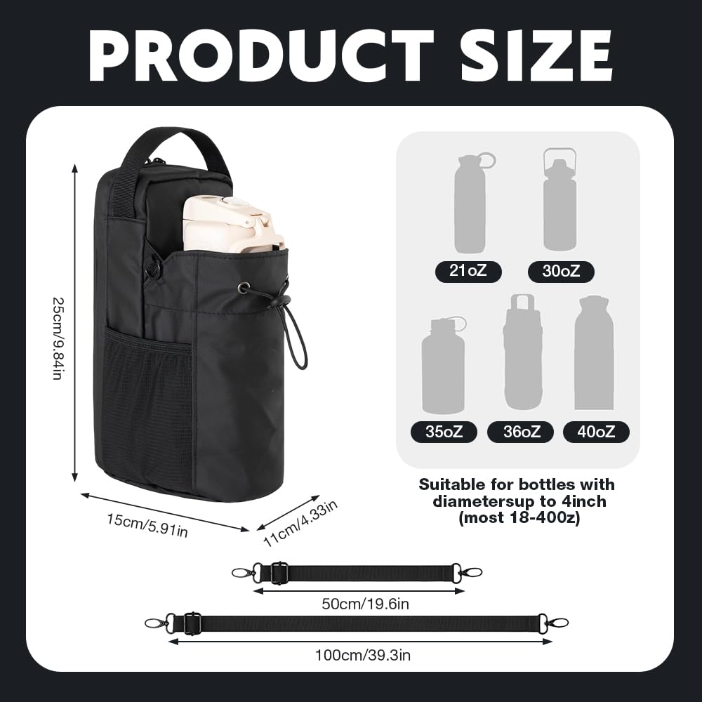 Borsa Magnetica Palestra, Accessori Palestra Portaborraccia con Tasche, Grande Capacità Porta Bottiglie Acqua Portatazze Magnetico per Bottiglia Cellulare Fitness Sport