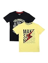 Gini & Jony Baby-Boy's Regular fit T-Shirt (Pack of 2) (6)