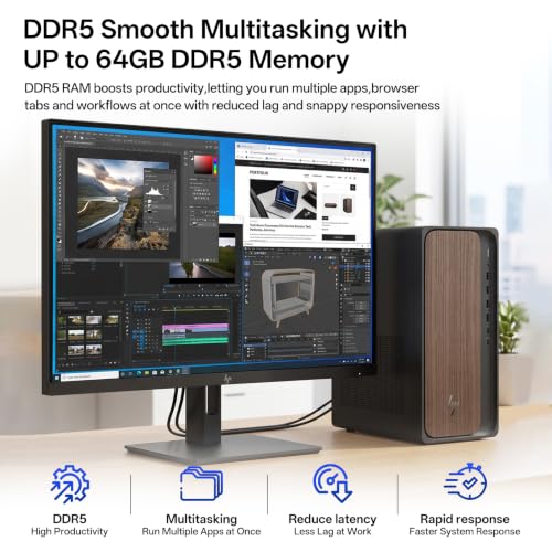Image of HP OmniDesk Business Desktop Computer Ultra 5 225, 16GB DDR5 1TB SSD