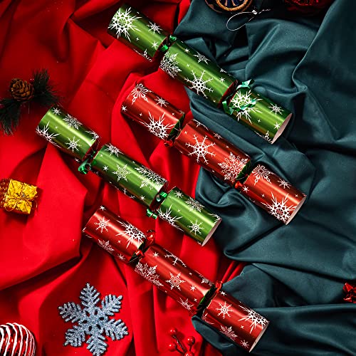 Joyin 13962 8 Pack Christmas Party Favor Non-Snap Red & Green Snowflake Design Party Table Favors With Holiday Party Favor Supplies For Kids And Adults thumb #6
