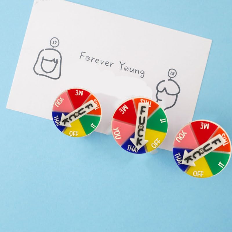 Aimant Fuck Spinner, Aimant De Réfrigérateur Fuck