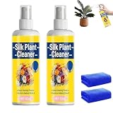 Detergente per piante e fiori artificiali, spray per piante in seta per pulizia profonda, spray per piante in seta senza salviette, adatto per piante e fiori artificiali (2PC)