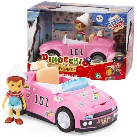 Pinocchio Adventure Car with Action Figure Cover