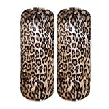 Cityelf Womens Fur Leg Warmer Winter Furry Long Boot Cuffs Fuzzy Shoes Cover Party Costume Holiday Festival Performance Play (one size, leopard)