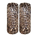 Cityelf Womens Fur Leg Warmer Winter Furry Long Boot Cuffs Fuzzy Shoes Cover Party Costume Holiday Festival Performance Play (one size, leopard)