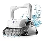 Polaris P825 Sport Robotic Pool Cleaner, Automatic Vacuum for InGround Pools up to 40ft, Wall Climbing Vac w/Strong Suction & Easy Access Transparent Lid