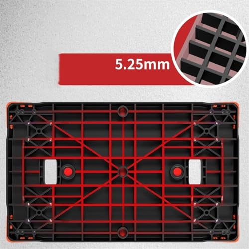 Carretilla plegable plataforma con ruedas silenciosas miniatura 5