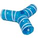 Prosper Pet Cat Tunnel - Collapsible 3 Way Play Toy - Tube Fun for Rabbits, Kittens, and Dogs - Aqua