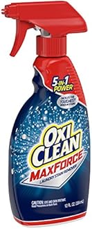 OxiClean Max Force Laundry Stain Remover Spray, 12 Fluid Ounce (Pack of 2)