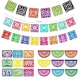 [YES I'M GOOD]５種セット メキシコ ガーランド リメンバーミー ハロウィン フィエスタ 飾り カラフル 装飾 パペルピカド 紙製 パーティー 誕生日 結婚式 店舗 デコレーション おしゃれ メキシカン風