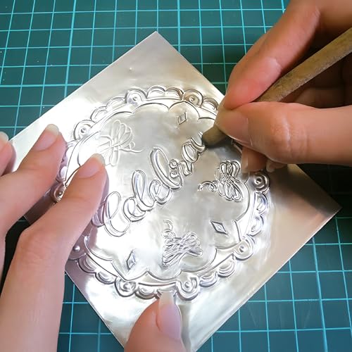 LALAGO 4 Stück 15 x 15CM 304 Edelstahlblech, 0.5mm Dicke Edelstahlplatten mit Doppelseitige Folie, Unmagnetisch Metallblech, Quadrat Metallplatte Feinblech für Reparatur, Schweißen, DIY Basteln