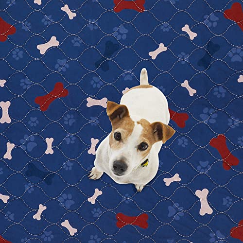 Image of PetGroomer Washable Pee Pads - Dog & Puppy Potty Training, Waterproof, Non-Slip, Absorbing, Reusable Whelping Pads for Dog Playpen & Guinea Pig Cage Mat