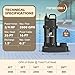 FLUENTPOWER Submersible Sump Pump 3/4HP 3500GPH, with Piggy-back Vertical Float Switch and 10' Cord, Portable Electric Cast Aluminum Sump/Sewage Pump for Basement Pool Garden Pond Basin, Black