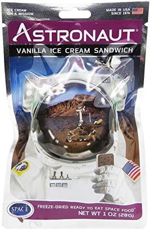 Astronaut Foods Freeze Dried Ice Cream Sandwich | Vanilla | 1-Pack