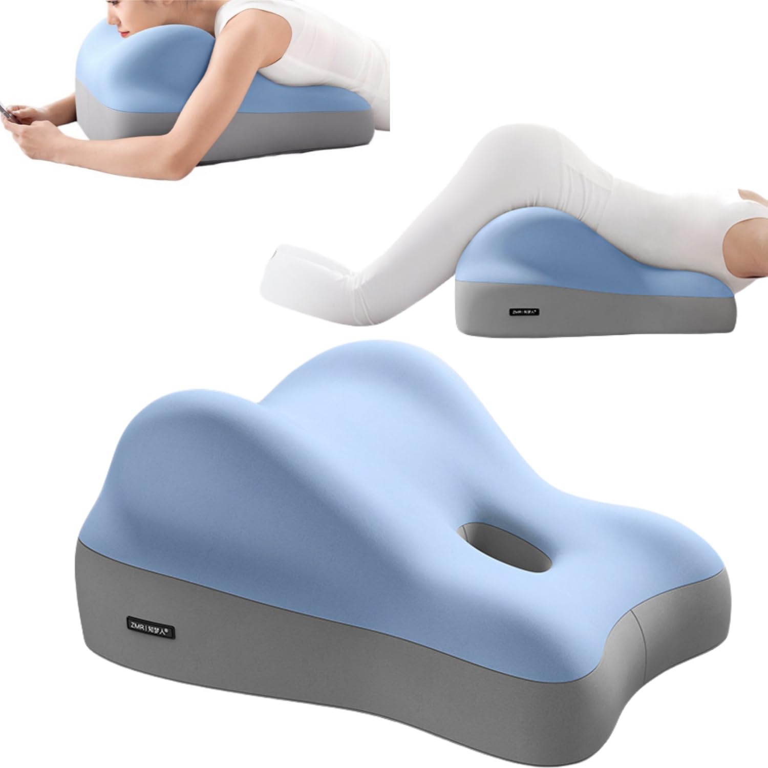 Coussin De Soutien Pour Couples En Mousse à Mémoire De Forme - Multi-Positions, Confort Hanches Et Dos, Lavable - 6