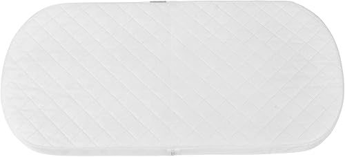 Beaba by Shnuggle Colchón de flujo de aire para cuna de bebé, colchón de fibra hipoalergénica, colchón de tamaño matrimonial, resistente al agua,