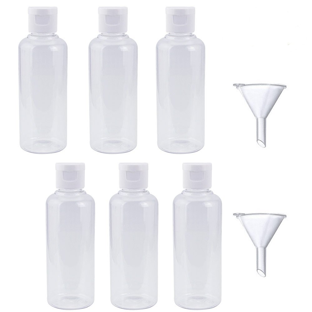 BUZIFU 6 Pcs Travel Bottles Set 100ML 