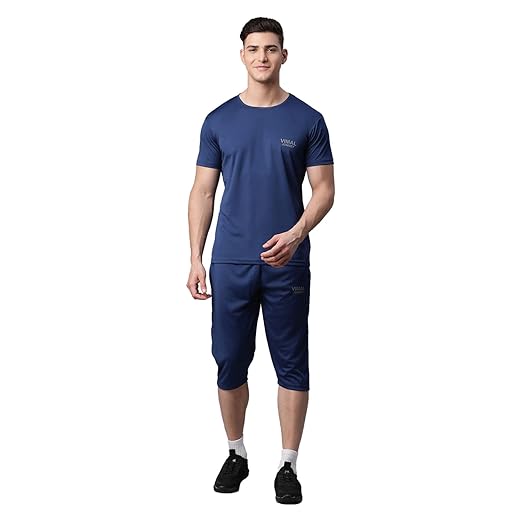 Dryfit Lycra Solid Tracksuit Co-ord Set for Men-DRYFIT_T_D13_02-P