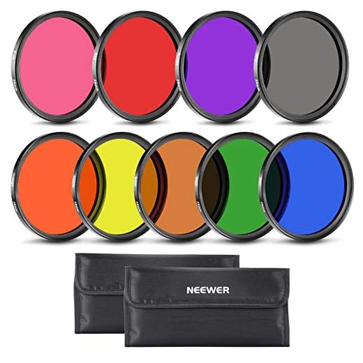 Set di Filtri Colorati NEEWER 9 Pz 58mm
