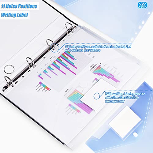 Pochettes transparentes A4 perforées tri à la maison - 4