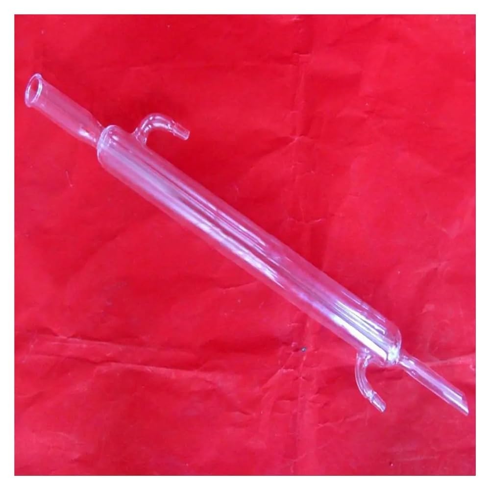 Vetreria da laboratorio Condensatore dritto da 300 mm Condensatore Strumento di distillazione in vetro Materiali di consumo for esperimenti