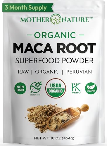 MNO Organic Maca Root Powder Black Red & Yellow Peruvian Maca Blend