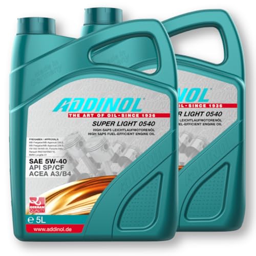 2x5 (10) Liter Addinol Super Light 0540 aktuelles Abfülldatum neues Design