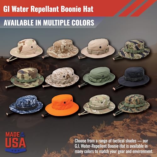 Image of US Military Surplus GI Water Repellant Boonie Hat, Made in USA