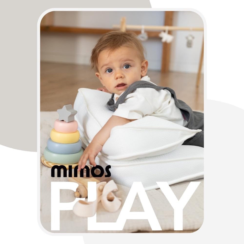 MIMOS® Cojín Play - Facilita la Práctica del Tummy Time | Ayuda a la corrección de deformidades severas con su posicion Lateral Ajustable.
