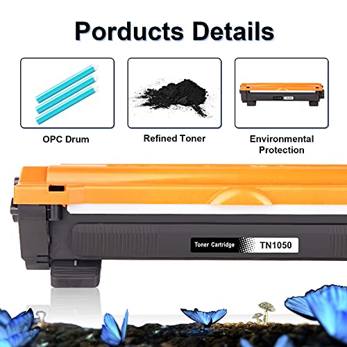 LOSMANN Compatible Toner Cartridge Replacement for Brother TN1050 TN-1050 for Brother DCP-1610W DCP-1510 HL-1210W MFC-1810 HL-1212W HL-1112 HL-1110 MFC-1910W DCP-1612W DCP-1512 (Black,2-Pack) - Image 4