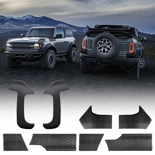 Protections d'angle Ford Bronco noir lot de 6 anti-rayures