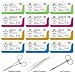 New Mixed Sterile Suture Threads with Needle Plus Tools (Non-Dissolvable Sutures) - First Aid Practice Stitch Kit; Medical, Nursing, Dental, EMT, Medic and Veterinary Students