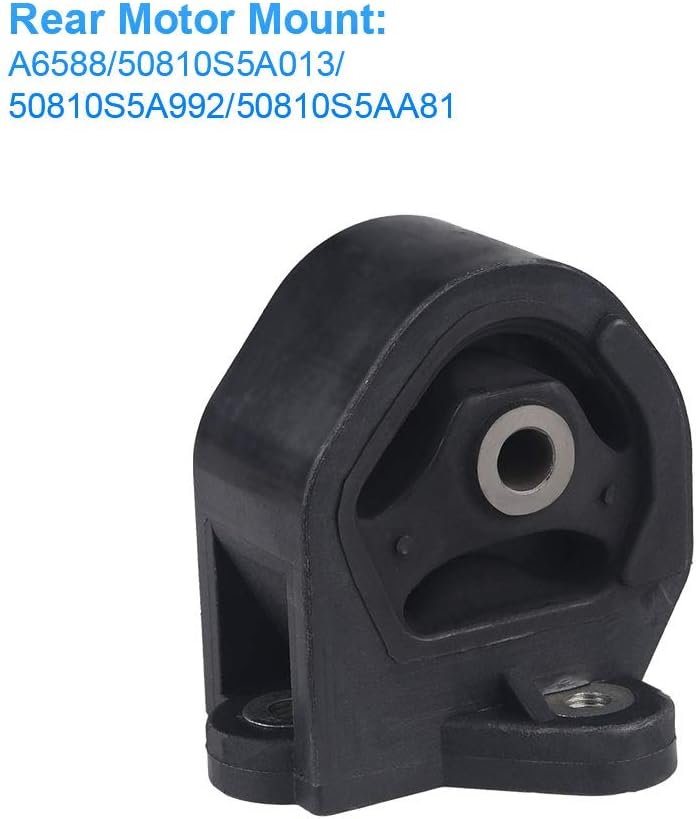 JDMON Compatible with 4Pcs Engine Motor Mount Honda Civic 1.7L Automatic Trans 2001 -2005 Replacement for A4511 A6588 A6591 A6595