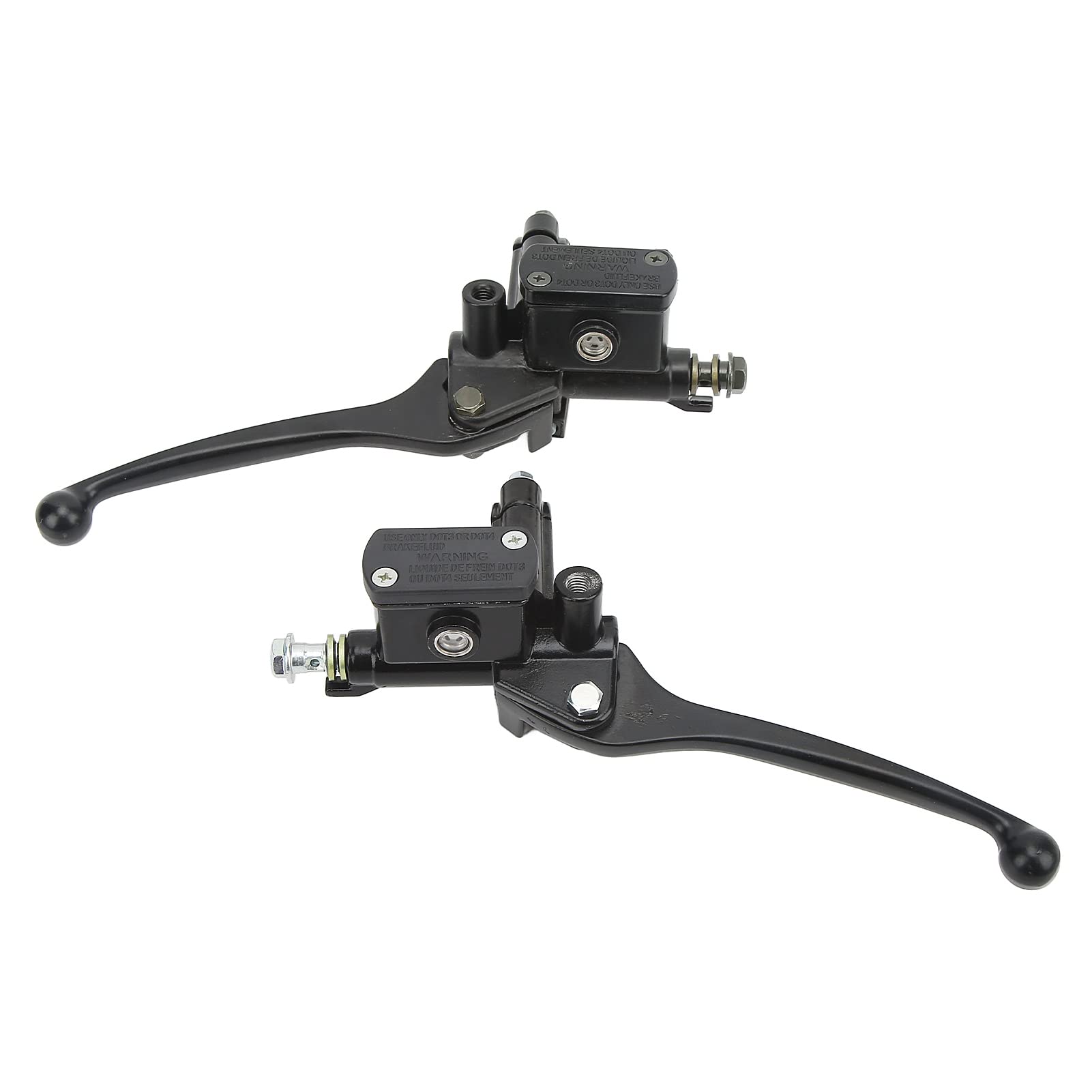 Leva del Cilindro Principale della Frizione del Freno 1 Paio Nero 22mm/0,87 Pollici Frenata Fluida E Reattiva Per Gy6 50cc 110cc 125cc 150cc 250cc Leva della Frizione del Freno Pompa del Freno
