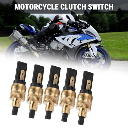 Uadme Kupplungsschalter Motorrad, 5 Stück Bremslichtschalter Motorrad Vorne, KTM Bremslichtschalter Hinten, Kupplungspedalschalter für Ducat, Motorrad-ATV, Sport-Dirtbikes und E-Bikes