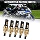 Uadme Kupplungsschalter Motorrad, 5 Stück Bremslichtschalter Motorrad Vorne, KTM Bremslichtschalter Hinten, Kupplungspedalschalter für Ducat, Motorrad-ATV, Sport-Dirtbikes und E-Bikes