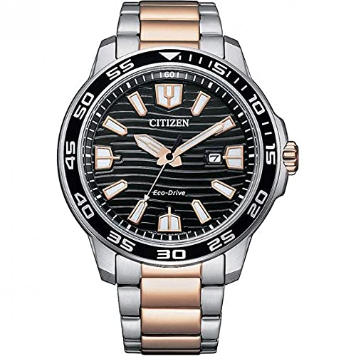 CITIZEN Montre Homme AW1524-84E élégante sport bicolore pour le bureau