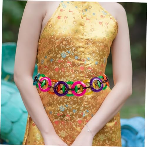 Multi-colored Waist Belt for Women Tie Back Decorative Rope Belt Fashionable Accessory for and Skirts for Parties and Festivals3