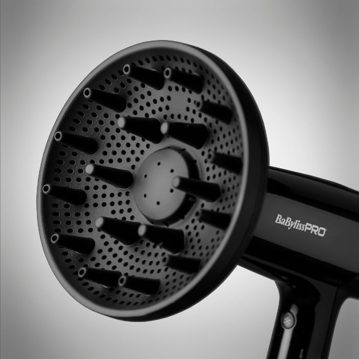 Diffuser attachment for BaBylissPRO Falco hair dryer