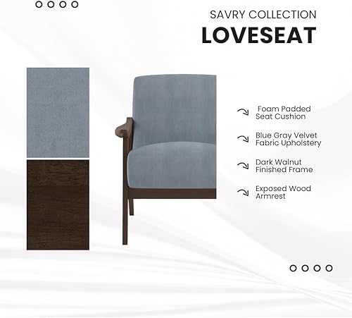 Miniatura 113 de Lexicon Savry - Silla decorativa con brazo de madera de tela de 29 pulgadas de ancho, color naranja Naranja,Marrón claro,Gris