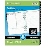 Day-Timer 2020 Daily Planner Refill, 8-1/2