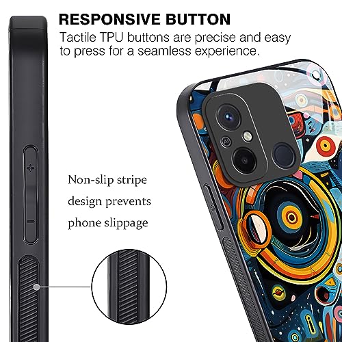 YUXING Cover per Xiaomi Redmi 12C - Abstact Art