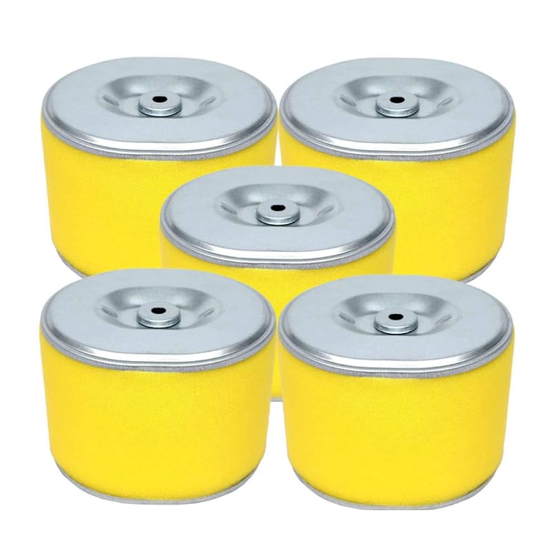 5Pcs 17210-ZE3-505 Air Filter,17210-ZE3-010 Air Filter With Pre-Filter,For GX390 13HP GX340 11HP Engine Air Filter - (Color: YELLOW)