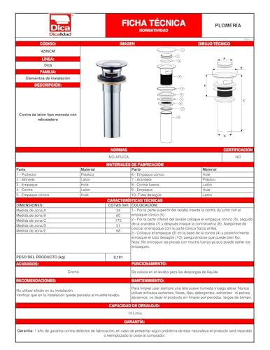Rebosadero para WC 17 Imagen adicional