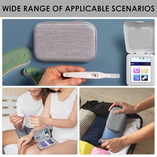 TOCCOOL Fertility Monitor Case for Advanced Digital Ovulation Test Kit, Pregnancy Test Strip Bag Compatible with Clearblue Fertility Monitor Test Sticks